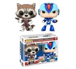Funko POP! Marvel Vs Capcom - Rocket vs MegaMan X - GAMESQ8.com