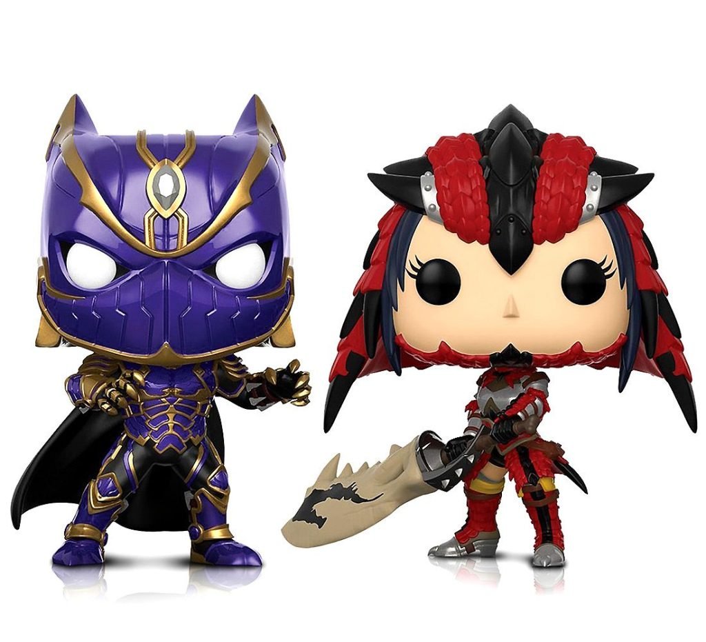 Funko POP:Marvel VS Capcom-Black Panther vs Monster Hunter - GAMESQ8.com