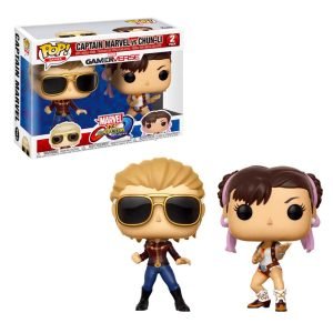 Funko POP! Marvel VS Capcom - Captain Marvel VS Chun-Li - GAMESQ8.com