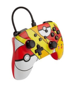 PowerA Enhanced Wired Controller For Nintendo Switch – Pikachu Pop Art - GAMESQ8.com