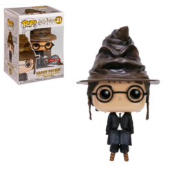 Funko Pop! Harry Potter - Harry Potter with Sorting Hat Special Edition - GAMESQ8.com