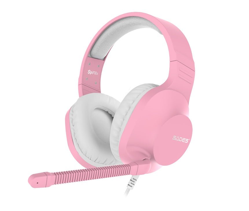 SADES: Spirit SA-721 - Gaming Headset (Pink) - GAMESQ8.com