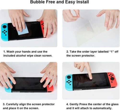 MAEXUS Tempered glass screen protector for Nintendo Switch - GAMESQ8.com