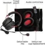 HyperX Cloud II - Gaming Headset, 7.1 Surround Sound (Black/Red) - GAMESQ8.com