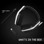 ASTRO Gaming A20 Wireless Headset Gen 2 for PS5, PS4, PC, Mac - White / Blue - GAMESQ8.com