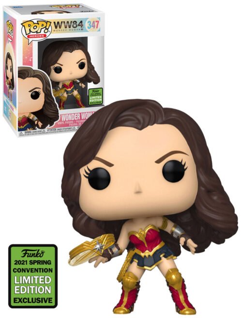 Funko POP: Heroes WWS Wonder Woman with Tiara Boomerang - Limited Edition Exclusive - GAMESQ8.com