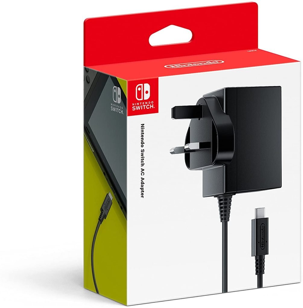 Nintendo Switch Original Adapter UK 3 Pin - GAMESQ8.com