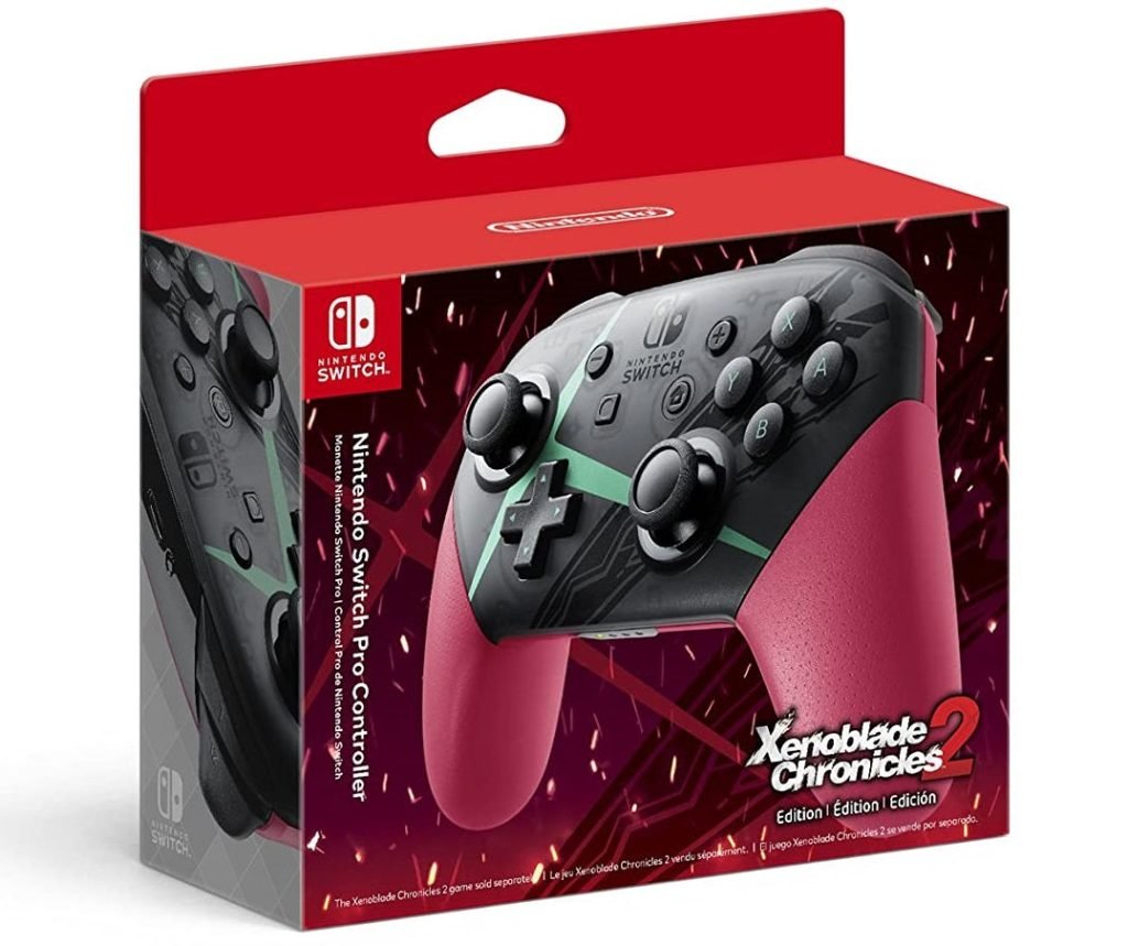 Nintendo Switch Pro Controller - Xenoblade Chronicles 2 Edition - GAMESQ8.com