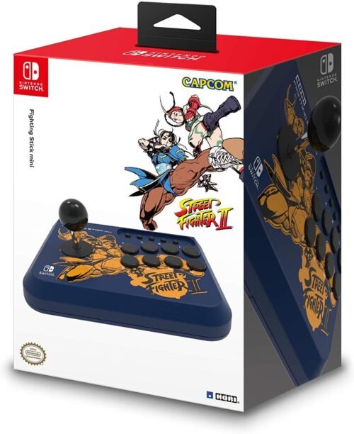 HORI Nintendo Switch Fighting Stick Mini - Street Fighter II™ Edition (Chun-Li) - GAMESQ8.com