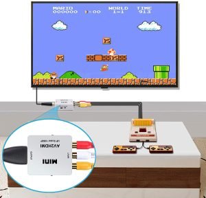 Mini HD Video Converter AV To HDMI Full HD 1080p - GAMESQ8.com