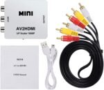 Mini HD Video Converter AV To HDMI Full HD 1080p - GAMESQ8.com