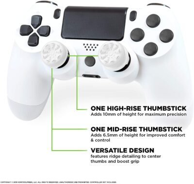 KontrolFreek FPS Freek Galaxy White - PS4/PS5 - GAMESQ8.com