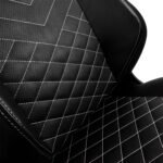 Noblechairs HERO Gaming Chair - Black/Platinum White - GAMESQ8.com