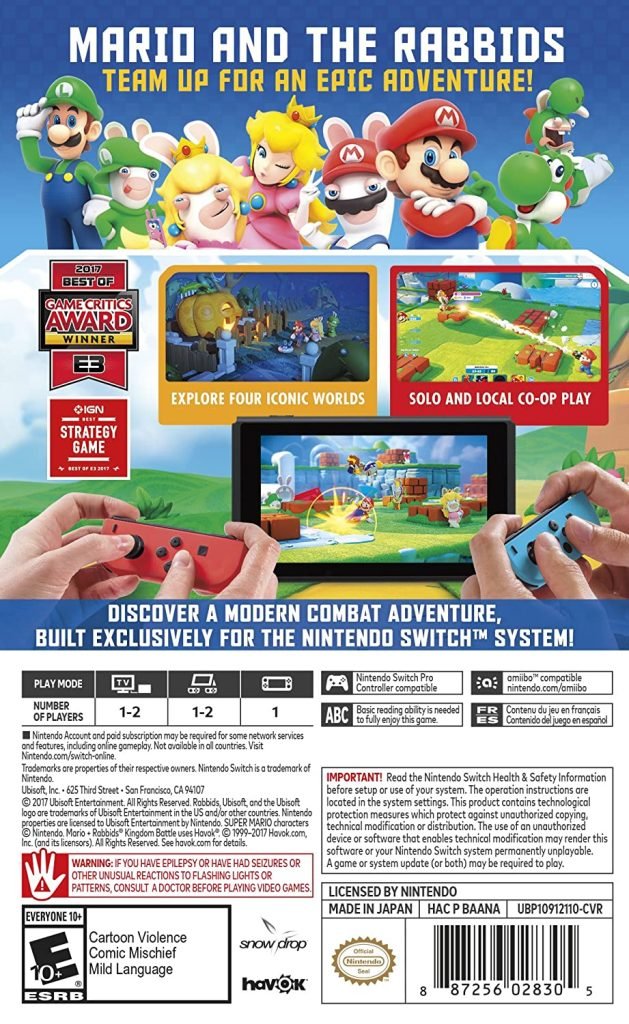 [NS] Mario + Rabbids Kingdom Battle - US - GAMESQ8.com