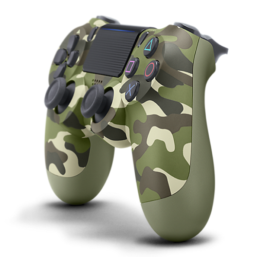 PS4 DualShock 4 Wireless Controller - Green Camouflage - GAMESQ8.com
