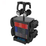 JYS Multifunctional Game Storage Tower - Black - GAMESQ8.com