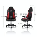 Nitro Concepts X1000 - Black/Red Gaming chair - GAMESQ8.com