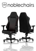 Noblechairs HERO Gaming Chair - Black/Red - GAMESQ8.com