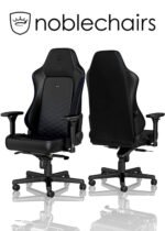 Noblechairs HERO Gaming Chair - Black/Blue - GAMESQ8.com