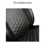 Noblechairs ICON Gaming Chair - Black/Gold - GAMESQ8.com