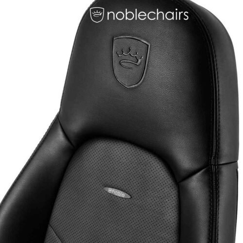 Noblechairs ICON Gaming Chair - Black - GAMESQ8.com