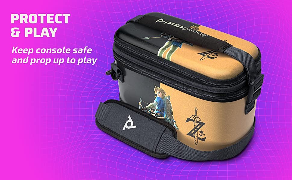 Semi hardshell case protects your Switch
