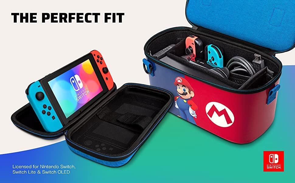Fits your Nintendo Switch console, Joy Cons, controllers, games and more!