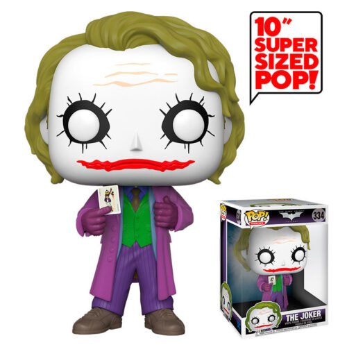 Funko Pop Heroes: DC Comics The Joker - 10" Super Sized Vinyl Figure - GAMESQ8.com