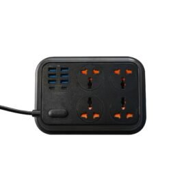MOXOM 4 Anti-Static Power Socket (4 Socket, 6 USB Ports, 2 Type-C Ports) 2M Cable Length UK PLUG 3.4A - GAMESQ8.com