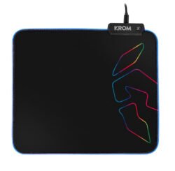 KROM Knout RGB Gaming Mousepad - GAMESQ8.com