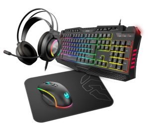 KROM Kritic RGB Rainbow Gaming Kit - GAMESQ8.com