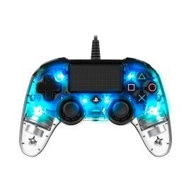 Nacon Compact Light Controller for PS4 - ILLUMINATED Blue - GAMESQ8.com