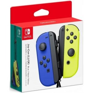 Switch Joy-Con (L/R) - Blue/ Neon Yellow - GAMESQ8.com
