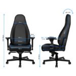 Noblechairs ICON  Gaming Chair - BLACK EDITION - GAMESQ8.com