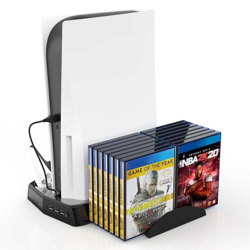 KJH - Charging Stand w/ Cooling Fan for PS5 - GAMESQ8.com