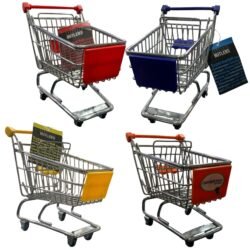 Mini Shopping Cart Supermarket Storage Toy