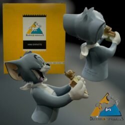 Tom and Jerry Bust Resin Figurine 
Demons and Merveilles 
1997 Turner Tom Eating Jerry
