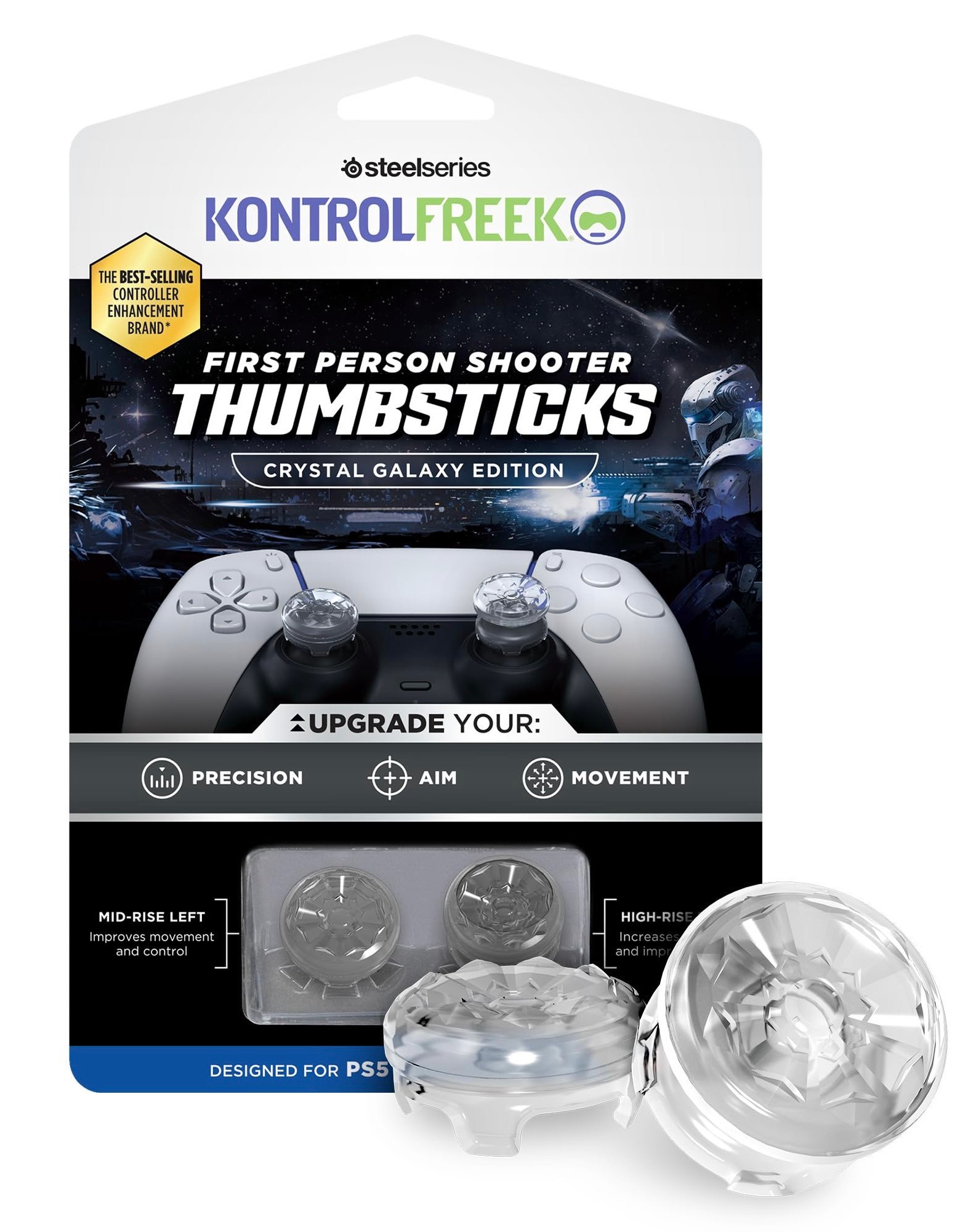 KontrolFreek Crystal Galaxy - PS5|PS4