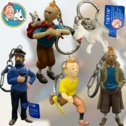 Moulinsart Tintin’s Adventures Keychain Set