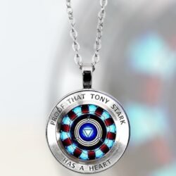 Iron Man Arc Reactor Necklace Proof That Tony Stark Has A Heart Pendant