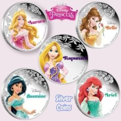 Disney Princess - 1 oz. Fine Silver 5 Coin Subscription 2018
